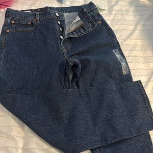 NWT Gap Cheeky straight High Rise button fly jeans.